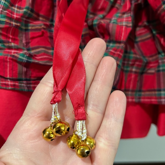 Dollcake Red Christmas plaid 4T - Picture 7 of 9